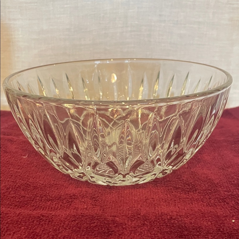 Elegant Clear Glass Bowl vintage dish